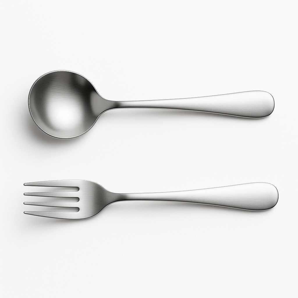 Premium Stainless Steel Spoon & Fork Set
